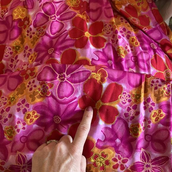 Expressions Bright Floral Sleeveless Dress, Size 22W - Picture 11 of 11